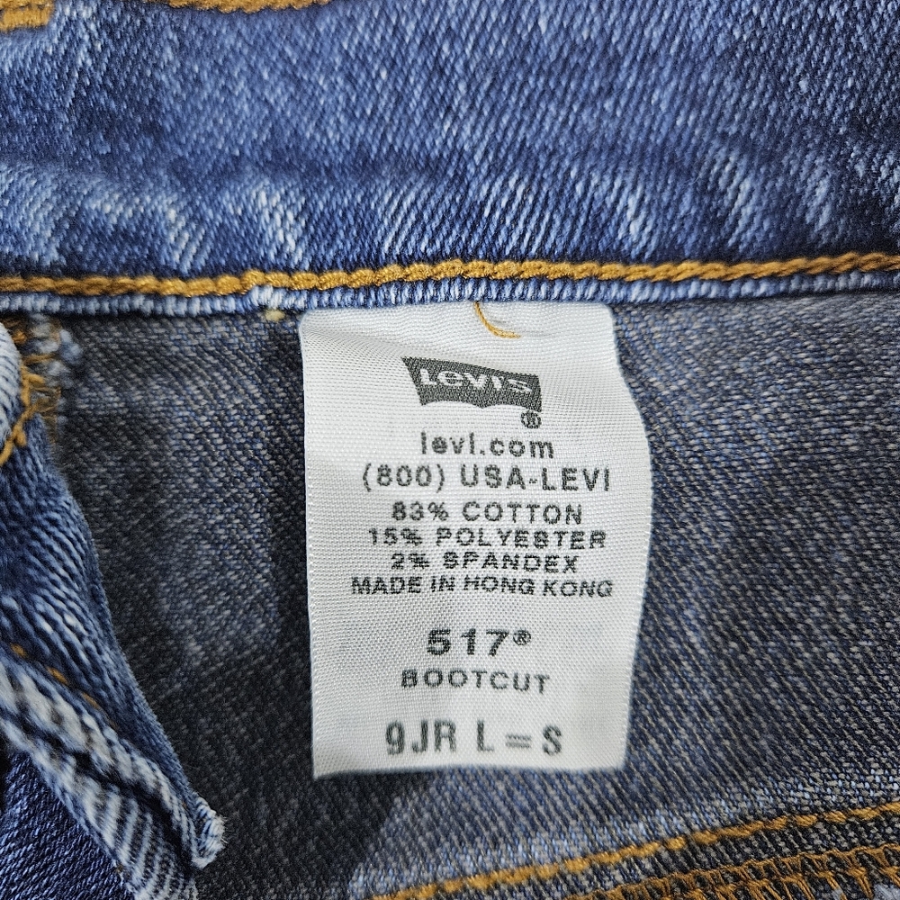 Levi's Dark Blue Bootcut Jeans - Picture 5 of 6